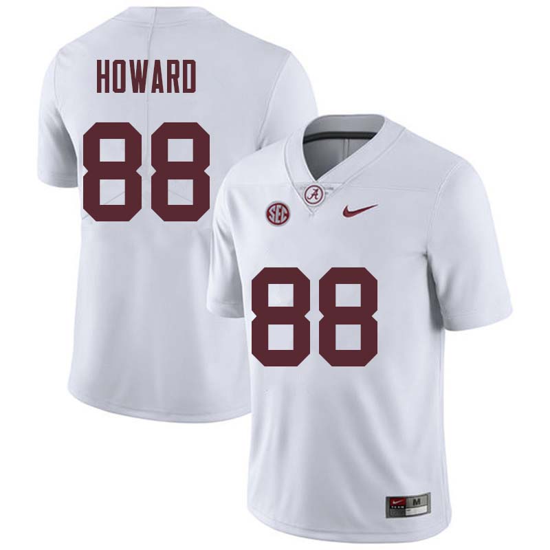 Alabama Crimson Tide Men's O.J. Howard #88 White NCAA Nike Authentic Stitched College Football Jersey CC16B81BV
